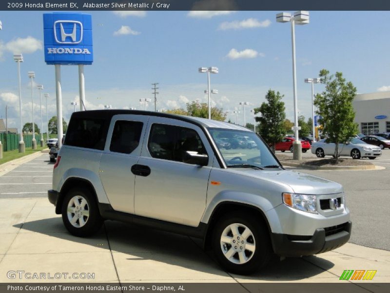 Alabaster Silver Metallic / Gray 2009 Honda Element EX