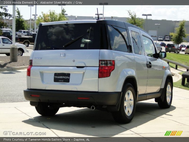Alabaster Silver Metallic / Gray 2009 Honda Element EX