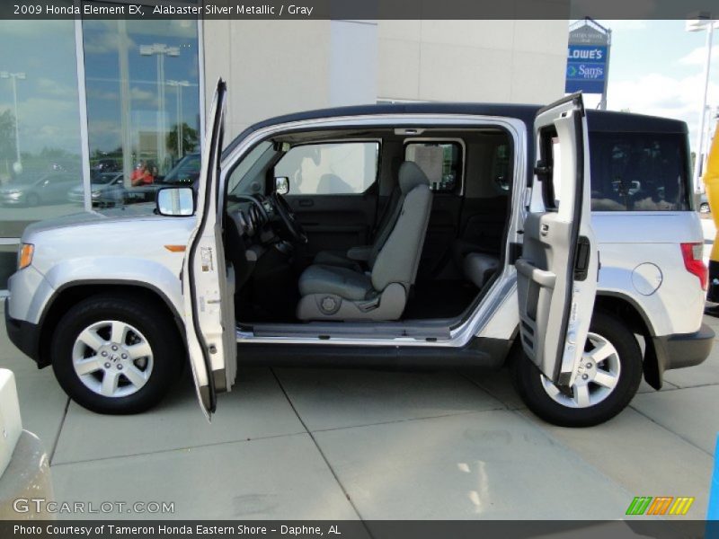 Alabaster Silver Metallic / Gray 2009 Honda Element EX