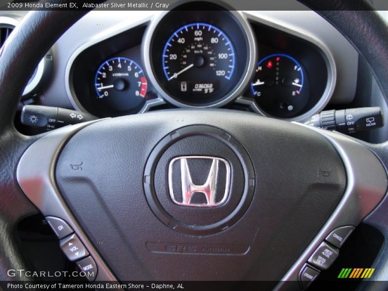 Alabaster Silver Metallic / Gray 2009 Honda Element EX