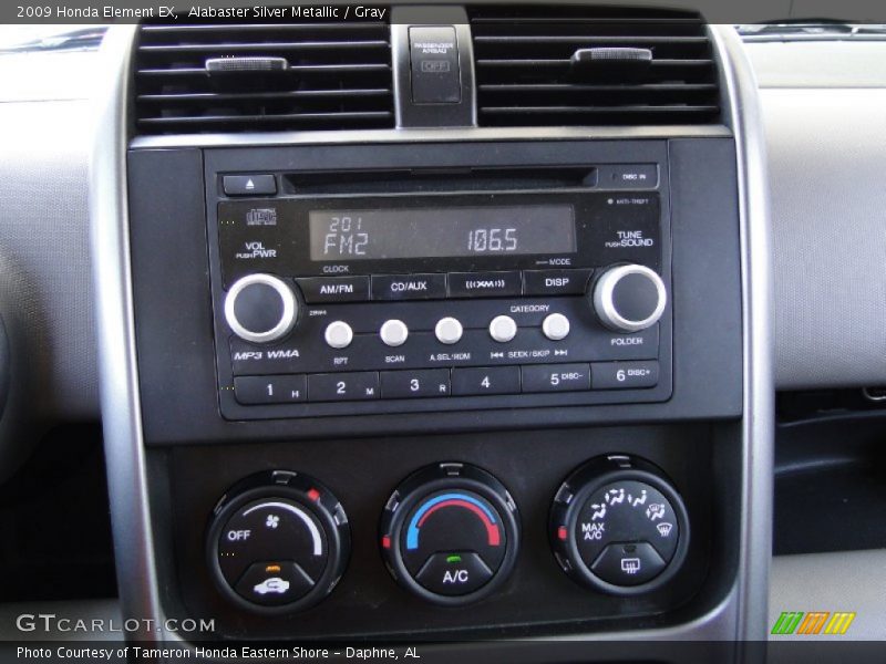 Alabaster Silver Metallic / Gray 2009 Honda Element EX
