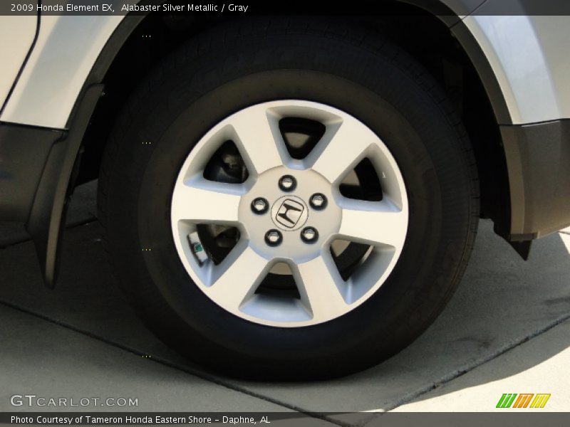 Alabaster Silver Metallic / Gray 2009 Honda Element EX