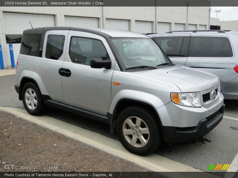 Alabaster Silver Metallic / Gray 2009 Honda Element EX
