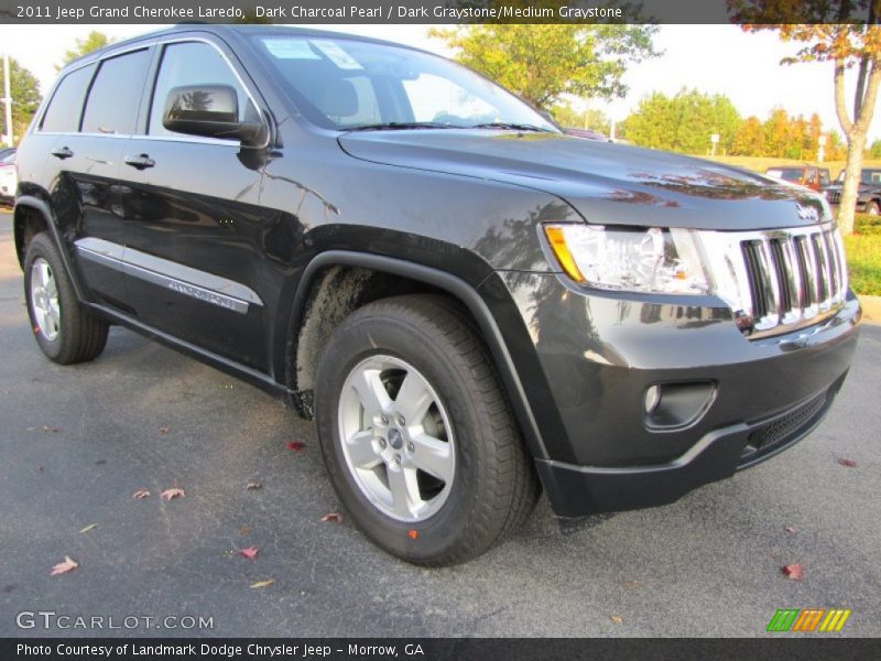 Dark Charcoal Pearl / Dark Graystone/Medium Graystone 2011 Jeep Grand Cherokee Laredo