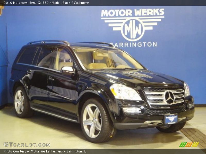 Black / Cashmere 2010 Mercedes-Benz GL 550 4Matic