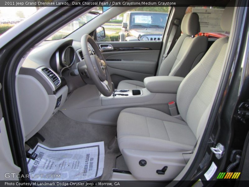 Dark Charcoal Pearl / Dark Graystone/Medium Graystone 2011 Jeep Grand Cherokee Laredo