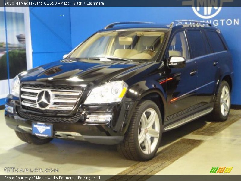 Black / Cashmere 2010 Mercedes-Benz GL 550 4Matic
