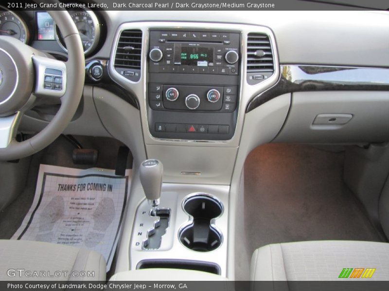 Dark Charcoal Pearl / Dark Graystone/Medium Graystone 2011 Jeep Grand Cherokee Laredo