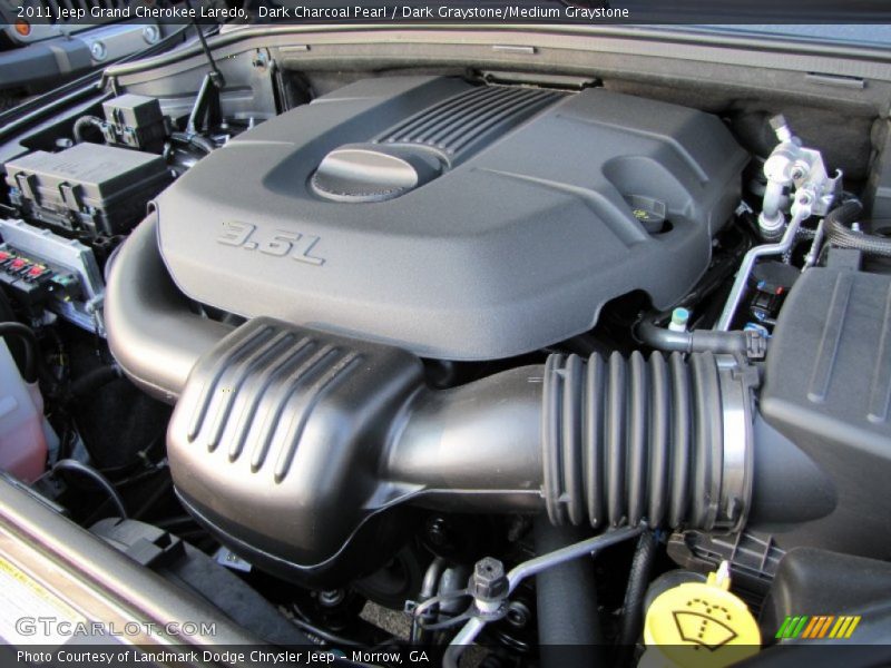 Dark Charcoal Pearl / Dark Graystone/Medium Graystone 2011 Jeep Grand Cherokee Laredo