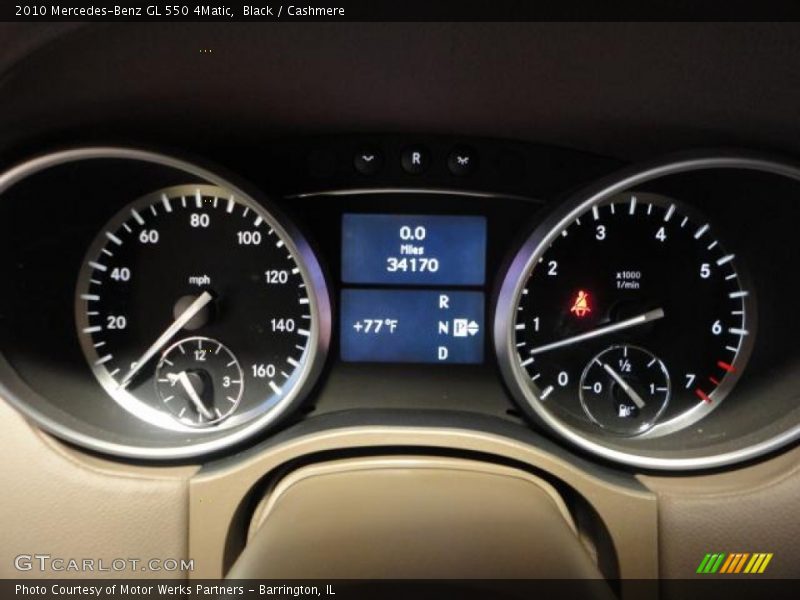 Black / Cashmere 2010 Mercedes-Benz GL 550 4Matic