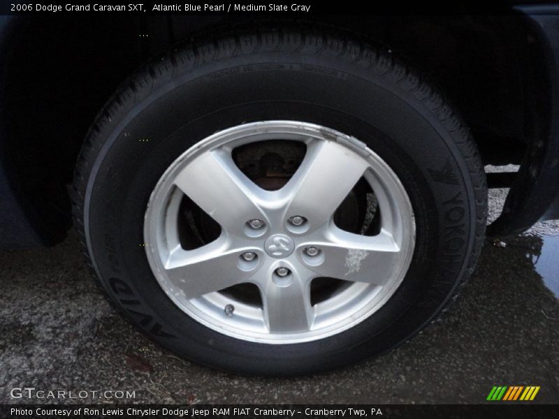 Atlantic Blue Pearl / Medium Slate Gray 2006 Dodge Grand Caravan SXT