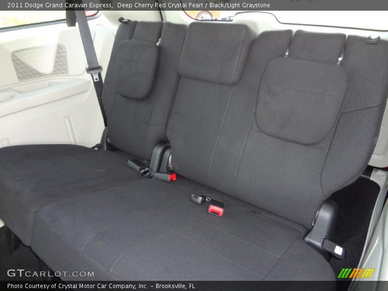 Deep Cherry Red Crystal Pearl / Black/Light Graystone 2011 Dodge Grand Caravan Express