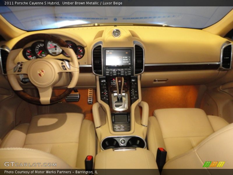 Umber Brown Metallic / Luxor Beige 2011 Porsche Cayenne S Hybrid
