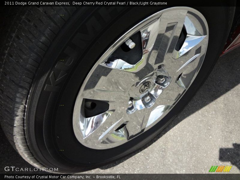 Deep Cherry Red Crystal Pearl / Black/Light Graystone 2011 Dodge Grand Caravan Express