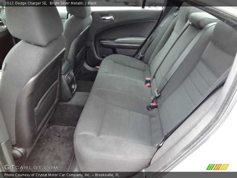 Bright Silver Metallic / Black 2012 Dodge Charger SE