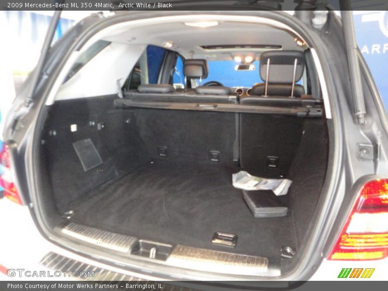Arctic White / Black 2009 Mercedes-Benz ML 350 4Matic