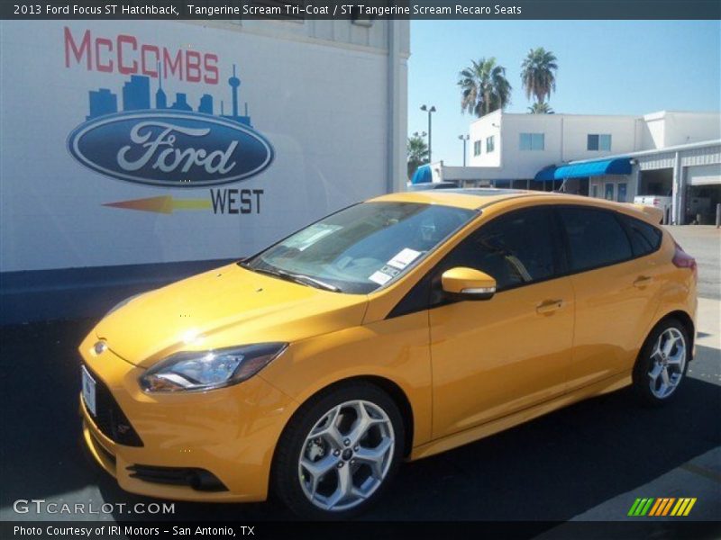 Tangerine Scream Tri-Coat / ST Tangerine Scream Recaro Seats 2013 Ford Focus ST Hatchback