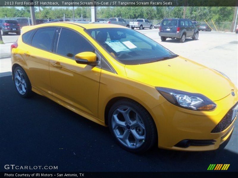 Tangerine Scream Tri-Coat / ST Tangerine Scream Recaro Seats 2013 Ford Focus ST Hatchback