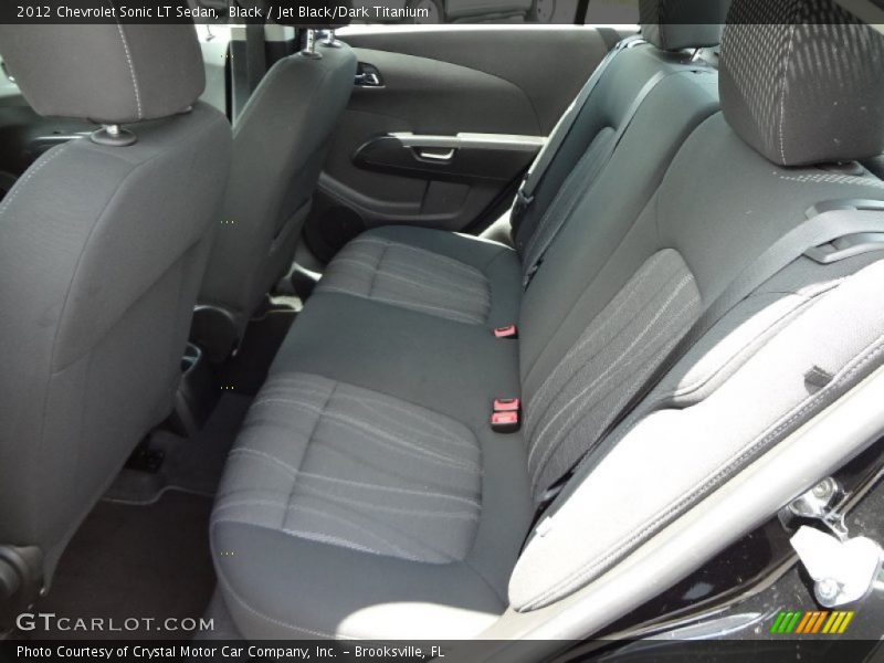 Black / Jet Black/Dark Titanium 2012 Chevrolet Sonic LT Sedan