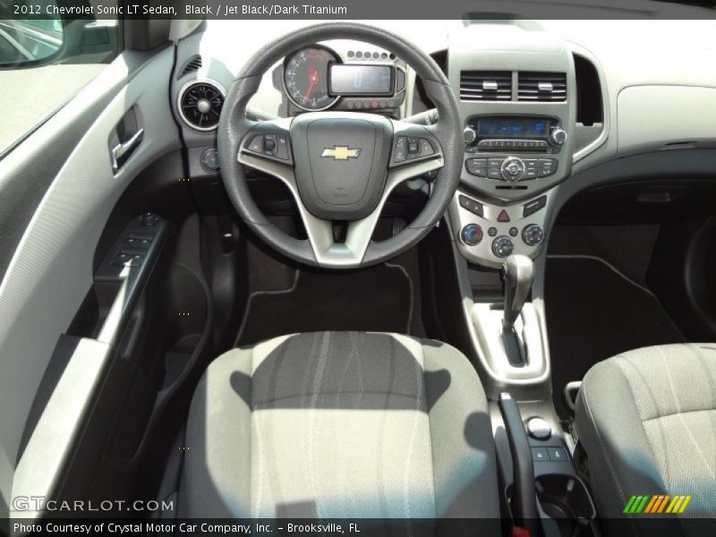 Black / Jet Black/Dark Titanium 2012 Chevrolet Sonic LT Sedan