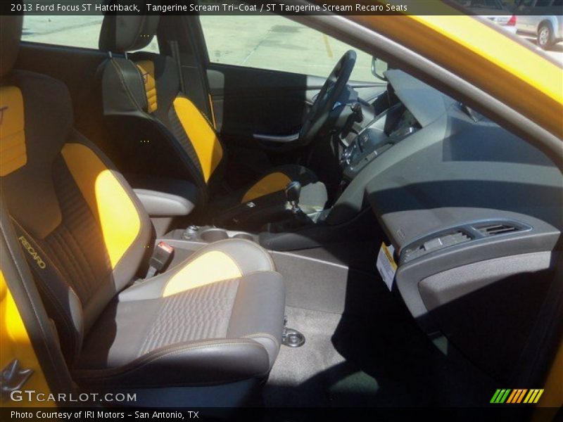 Tangerine Scream Tri-Coat / ST Tangerine Scream Recaro Seats 2013 Ford Focus ST Hatchback