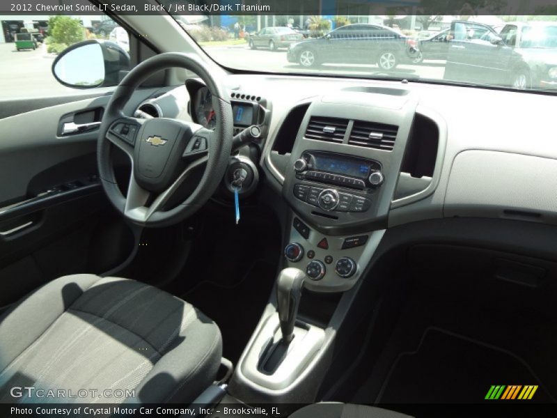 Black / Jet Black/Dark Titanium 2012 Chevrolet Sonic LT Sedan