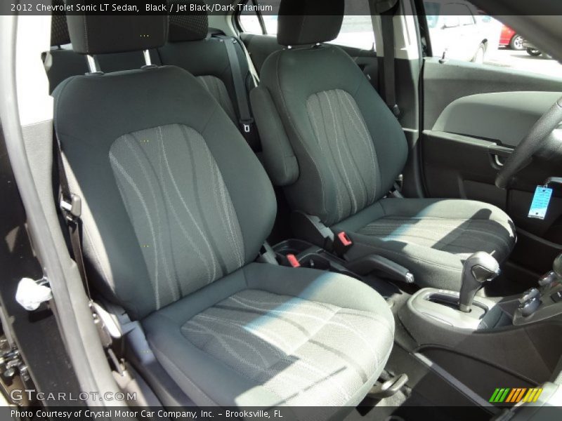 Black / Jet Black/Dark Titanium 2012 Chevrolet Sonic LT Sedan