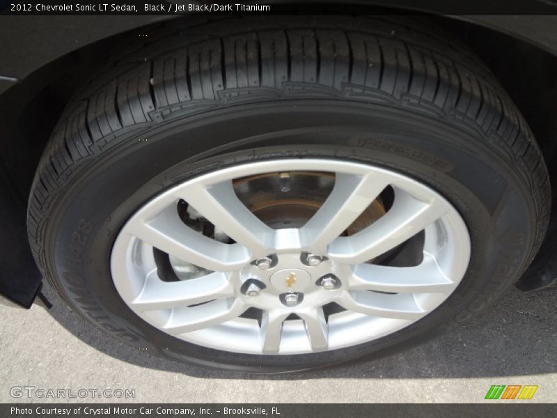Black / Jet Black/Dark Titanium 2012 Chevrolet Sonic LT Sedan