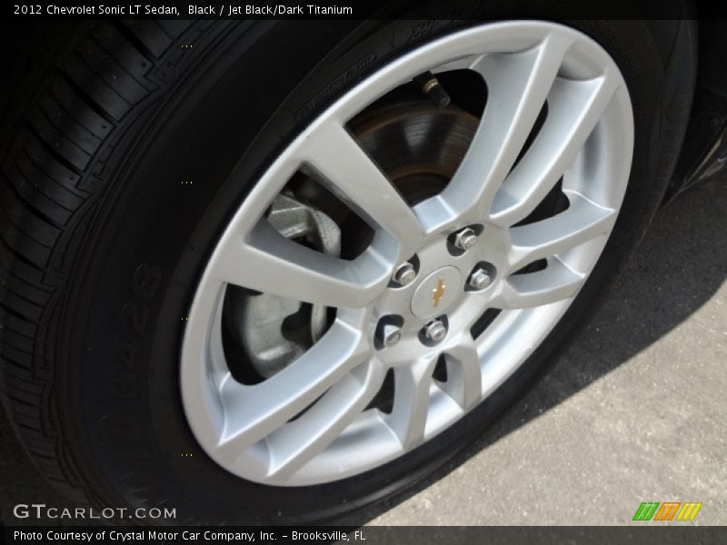 Black / Jet Black/Dark Titanium 2012 Chevrolet Sonic LT Sedan