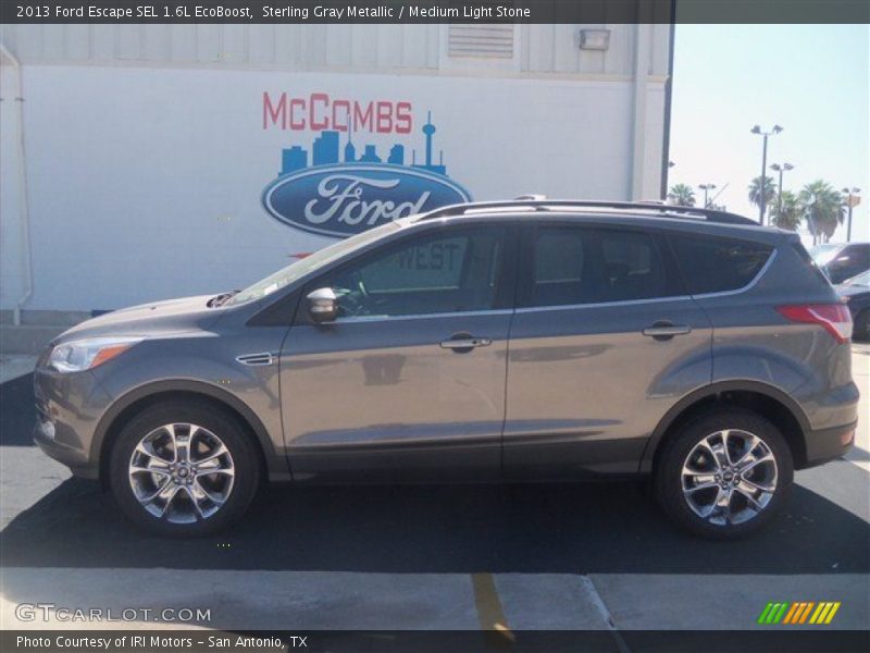 Sterling Gray Metallic / Medium Light Stone 2013 Ford Escape SEL 1.6L EcoBoost