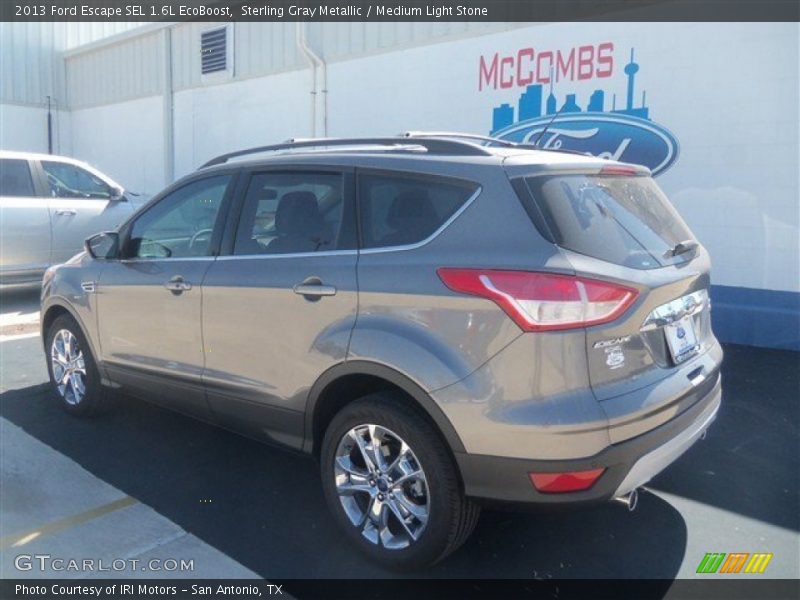 Sterling Gray Metallic / Medium Light Stone 2013 Ford Escape SEL 1.6L EcoBoost