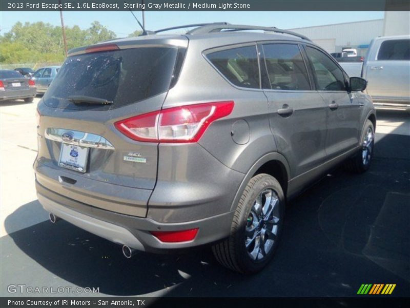 Sterling Gray Metallic / Medium Light Stone 2013 Ford Escape SEL 1.6L EcoBoost