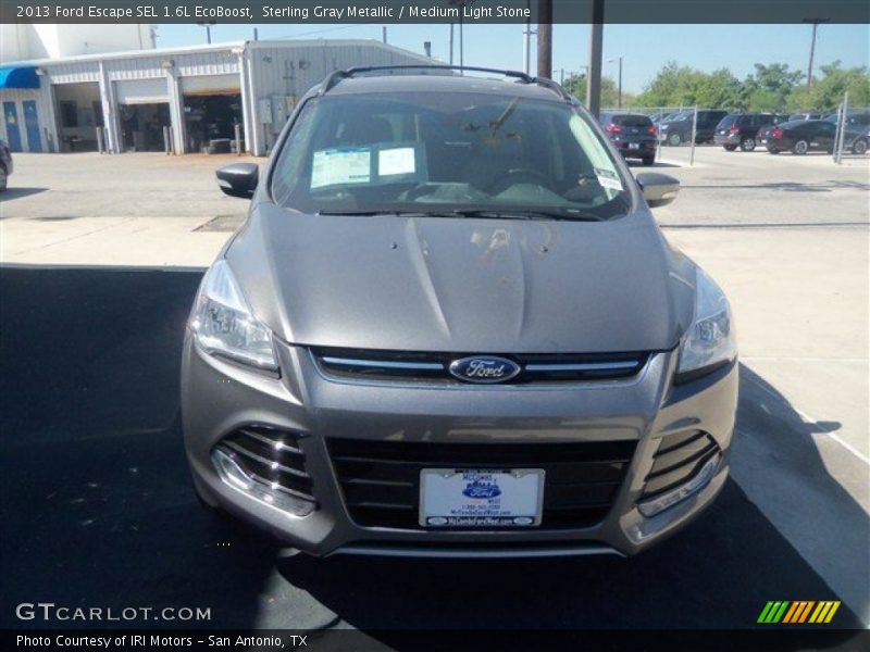 Sterling Gray Metallic / Medium Light Stone 2013 Ford Escape SEL 1.6L EcoBoost