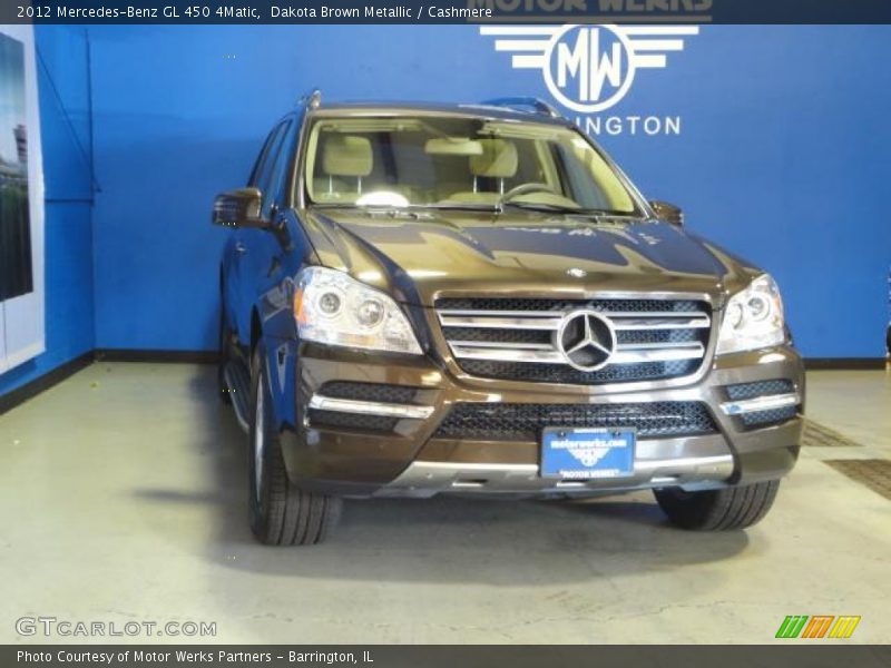 Dakota Brown Metallic / Cashmere 2012 Mercedes-Benz GL 450 4Matic