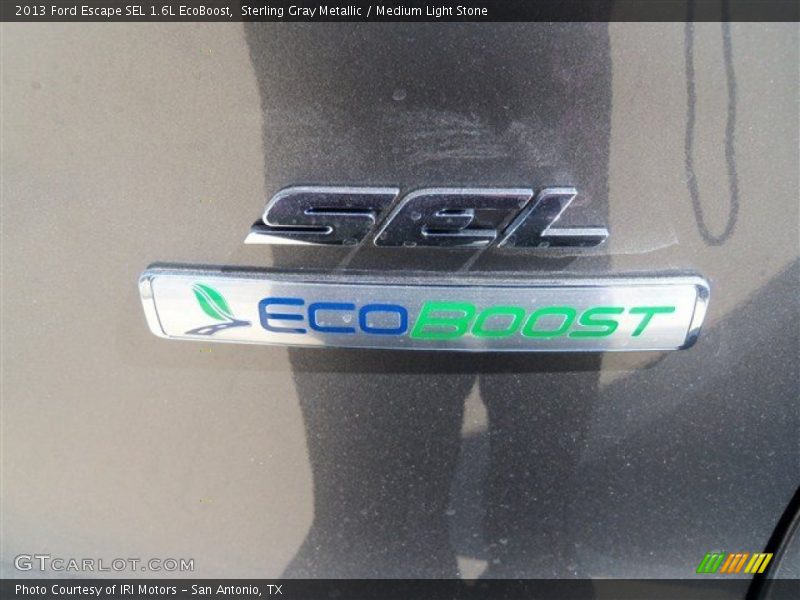 Sterling Gray Metallic / Medium Light Stone 2013 Ford Escape SEL 1.6L EcoBoost