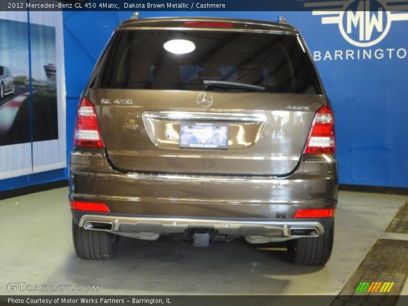 Dakota Brown Metallic / Cashmere 2012 Mercedes-Benz GL 450 4Matic