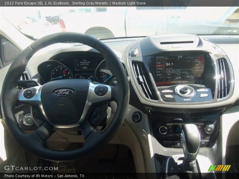 Sterling Gray Metallic / Medium Light Stone 2013 Ford Escape SEL 1.6L EcoBoost