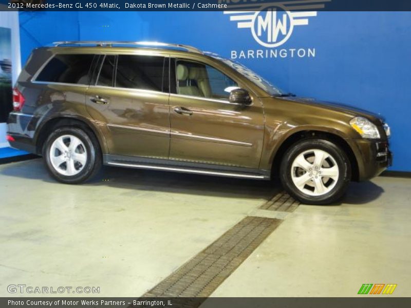 Dakota Brown Metallic / Cashmere 2012 Mercedes-Benz GL 450 4Matic