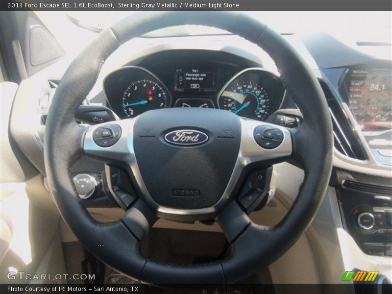Sterling Gray Metallic / Medium Light Stone 2013 Ford Escape SEL 1.6L EcoBoost