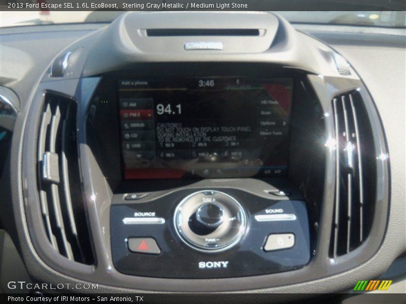 Sterling Gray Metallic / Medium Light Stone 2013 Ford Escape SEL 1.6L EcoBoost
