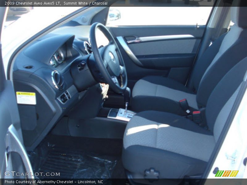 Summit White / Charcoal 2009 Chevrolet Aveo Aveo5 LT