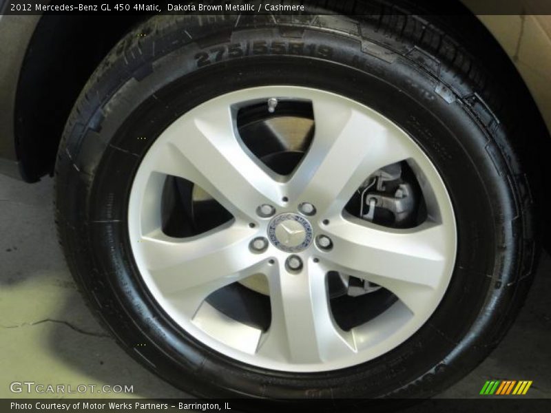 Dakota Brown Metallic / Cashmere 2012 Mercedes-Benz GL 450 4Matic