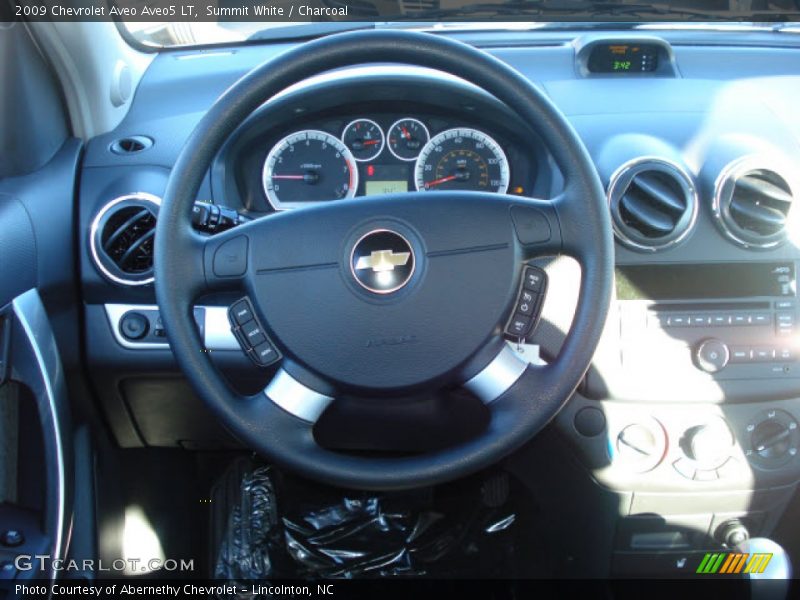 Summit White / Charcoal 2009 Chevrolet Aveo Aveo5 LT