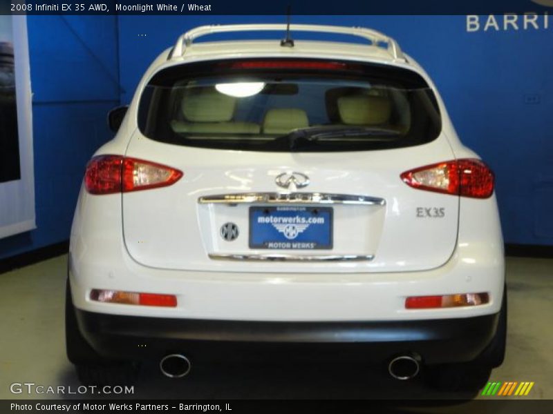 Moonlight White / Wheat 2008 Infiniti EX 35 AWD