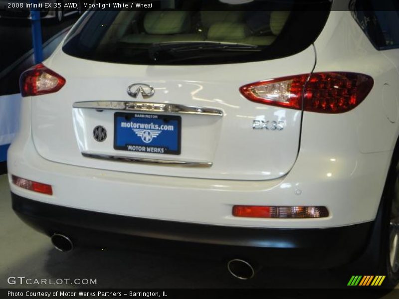 Moonlight White / Wheat 2008 Infiniti EX 35 AWD