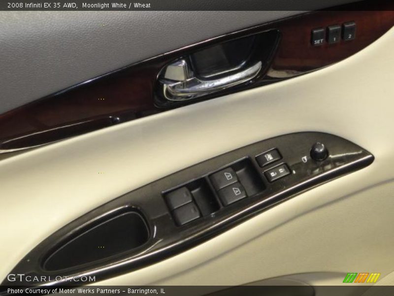 Moonlight White / Wheat 2008 Infiniti EX 35 AWD