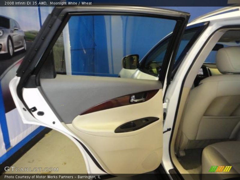 Moonlight White / Wheat 2008 Infiniti EX 35 AWD