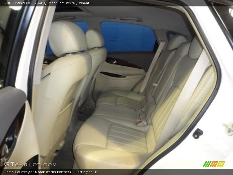 Moonlight White / Wheat 2008 Infiniti EX 35 AWD
