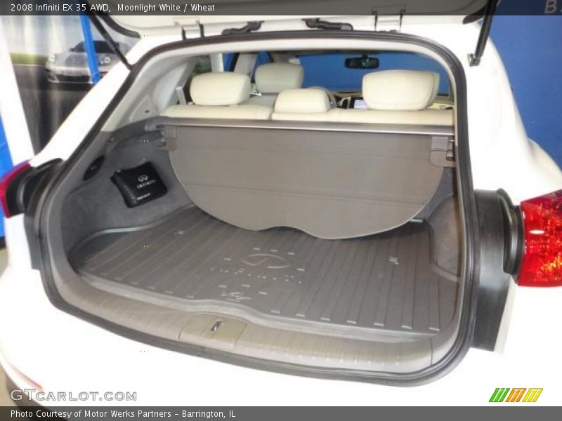 Moonlight White / Wheat 2008 Infiniti EX 35 AWD
