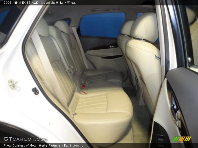 Moonlight White / Wheat 2008 Infiniti EX 35 AWD